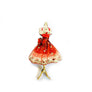 Rosie Rose Parker :  Christmas : 1950s Christmas Dress Brooch