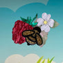 Tantalising Treasures : Mixed Bag : Rasp-Bee-ry Brooch