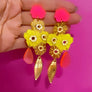 Bobbi Frances : Australiana : Australian Wattle Medley Earrings