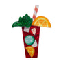 Erstwilder : London Calling : Pimm's O'Clock Brooch