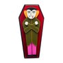 Erstwilder : Haunted at Heart : Cozy Coffin Brooch