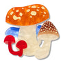 Erstwilder : RBGV : Native Mushroom Medley Brooch