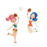 LaliBlue : Summerween : Beach Shovels Brooch