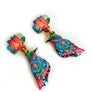 Rosie Rose Parker : Beautiful Illustrated Bird Earrings