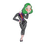 LaliBlue : Creepy Party : Beetlejuice Girl brooch