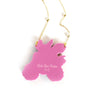 Rosie Rose Parker : Betty Rabbit and Bert go Cycling Easter Necklace