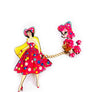 Rosie Rose Parker : Betty and Lulu Walkies Time Brooch