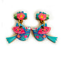 Rosie Rose Parker : Big Beautiful Kissing Bird Earrings