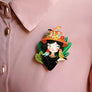 LaliBlue :  Spring :  Bird Lover Brooch