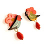 LaliBlue : Spring : Bird and Flower Earrings