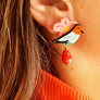 LaliBlue : Spring : Bird and Flower Earrings