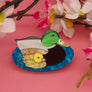 Dolly Dimple Design : Daddy Duck and Duckling Brooch