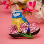 Dolly Dimple Design : Blue Tit & Magnolia Brooch