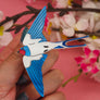 Dolly Dimple Design : Swallow Brooch