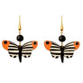 LaliBlue : Spring : Black and White Butterfly Earrings