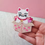 Cherryloco : Box of Love Kitty Brooch or Necklace