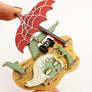 LaliBlue : Summerween : Buried Zombie Brooch