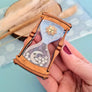 Cherryloco : Celestial Sun and Moon Hourglass Brooch or Necklace