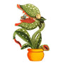 LaliBlue : Halloween Woods : Carnivorous Plant Brooch