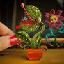 LaliBlue : Halloween Woods : Carnivorous Plant Brooch
