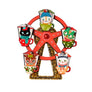 LaliBlue : Christmas : Cat Ferris Wheel Brooch