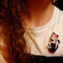 LaliBlue : Creepy Party : Cat Woman Brooch