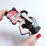LaliBlue : Creepy Party : Cat Woman Brooch