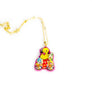 Rosie Rose Parker : Chickadee goes riding gold chain necklace