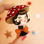 LaliBlue : Christmas : Christmas Mushroom Brooch