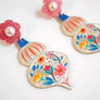 LaliBlue : Christmas : Christmas Snow Ornament Earrings