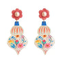 LaliBlue : Christmas : Christmas Snow Ornament Earrings