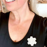 Birdie Bananas : Christmas Snowflake Brooch