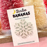Birdie Bananas : Christmas Snowflake Brooch