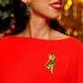 LaliBlue : Christmas : Christmas tree girl brooch