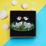 Dolly Dimple Design : Puffins Brooch