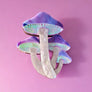 Cherryloco : Cosmic magic mushroom cluster brooch or pendant