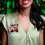LaliBlue : Cursed Carnival : Cotton Candy Cart Brooch