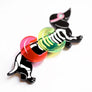 LaliBlue : Summerween : Dachshund with floats brooch