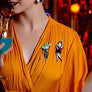 LaliBlue : Creepy Party : Dancing Vampiress brooch