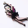 LaliBlue : Creepy Party : Dancing Vampiress brooch