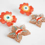 LaliBlue : Halloween Woods : Dark Flowers Earrings