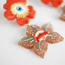 LaliBlue : Halloween Woods : Dark Flowers Earrings
