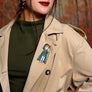 LaliBlue : Halloween Woods : Death Scout Girl Brooch