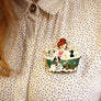 LaliBlue : Valentines : Dog Lover Brooch