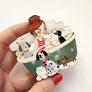 LaliBlue : Valentines : Dog Lover Brooch