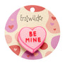 Erstwilder : Sweet Valentine : Candy Heart Simplified Mini Brooch – Pink