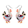 Erstwilder : Pete Cromer Easter : Clara the Chicken Drop Earrings