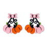 Erstwilder : Midnight Mischief : Pair O'Pumpkins Drop Earrings