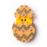 Martinis & Slippers : Eggs Cracked - Honeycomb Gold Painted