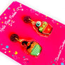 Rosie Rose Parker : Halloween : Eyeball Cupcake Earrings